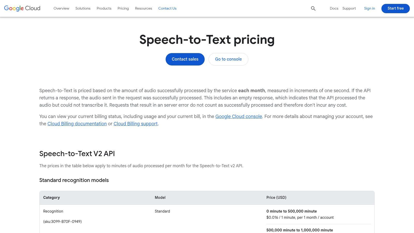 Google Cloud Speech-to-Text