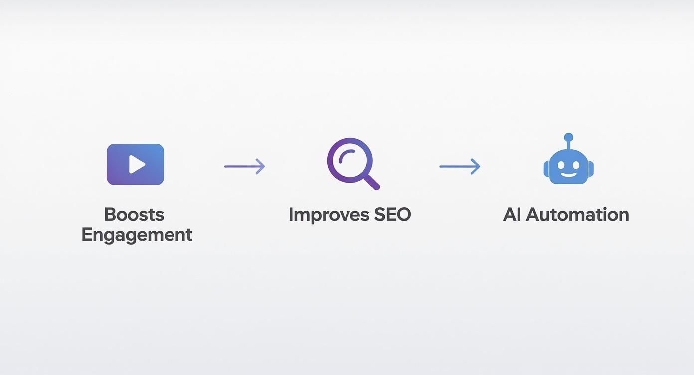Infographic about time stamp on video