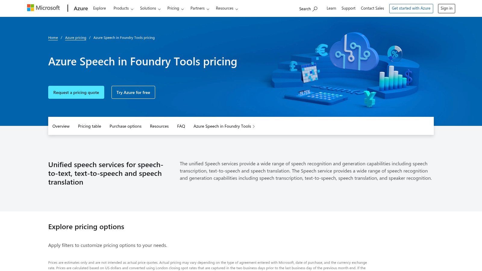 Microsoft Azure AI Speech to Text