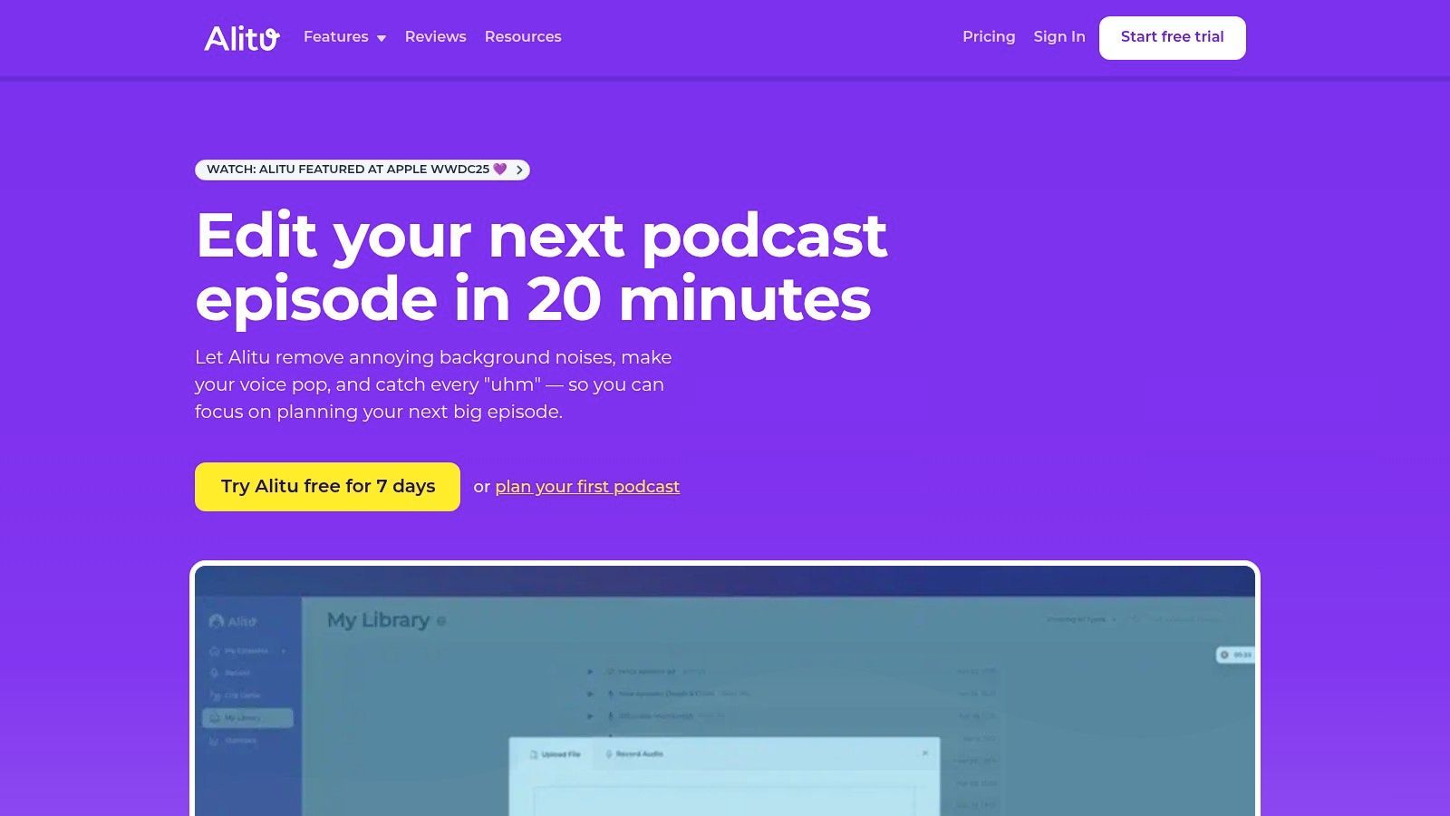Alitu: The Podcast Maker