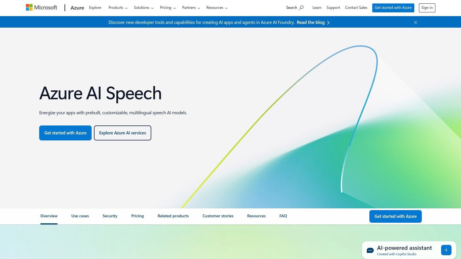 Microsoft Azure Speech to Text (Azure AI Speech)