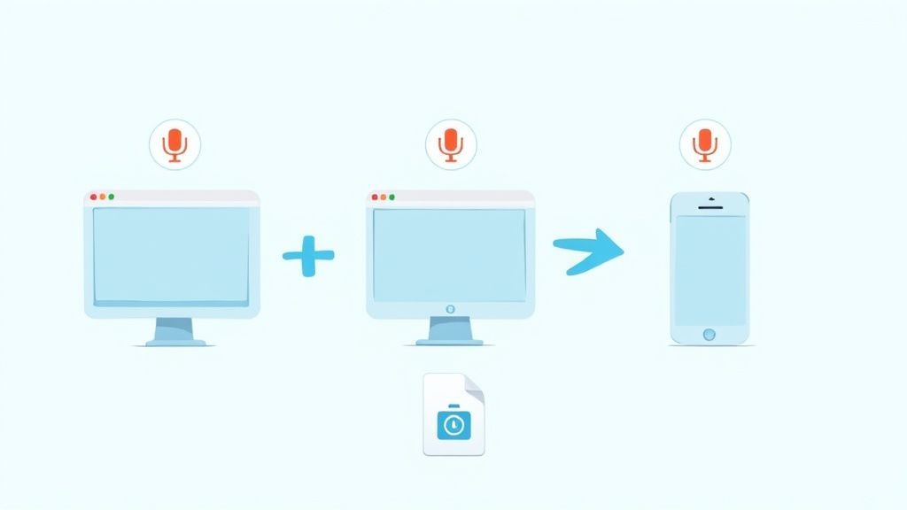 A screenshot showing the 'More options' menu in a Microsoft Teams meeting, with the 'Start recording' button highlighted.