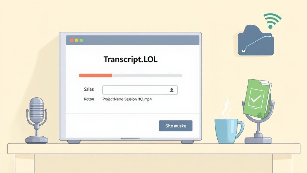 Workspace ready for subtitle work